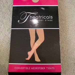 Convertible Microfiber Pink tights